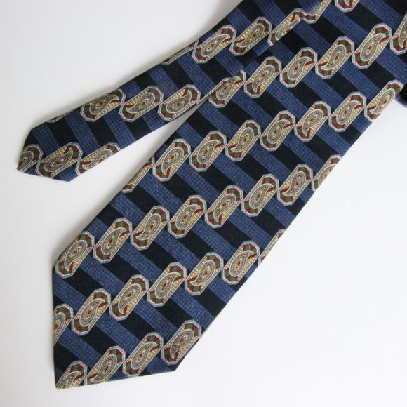 Vintage Mens Christian Dior Monsieur 100% Silk Tie - Picture 4 of 12